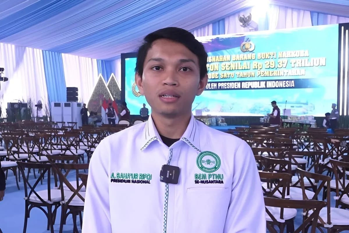 Achmad Baha’ur Rifqi Ketua BEM PTNU Mendukung Revisi RUU POLRI